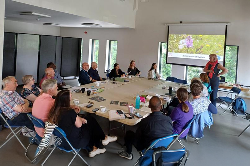Group of people at a meeting