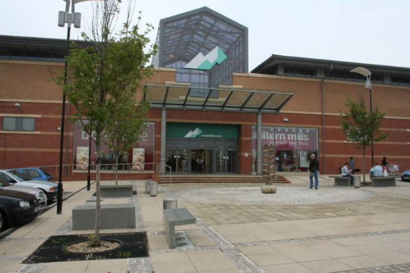 front of crystal peaks shopping centre